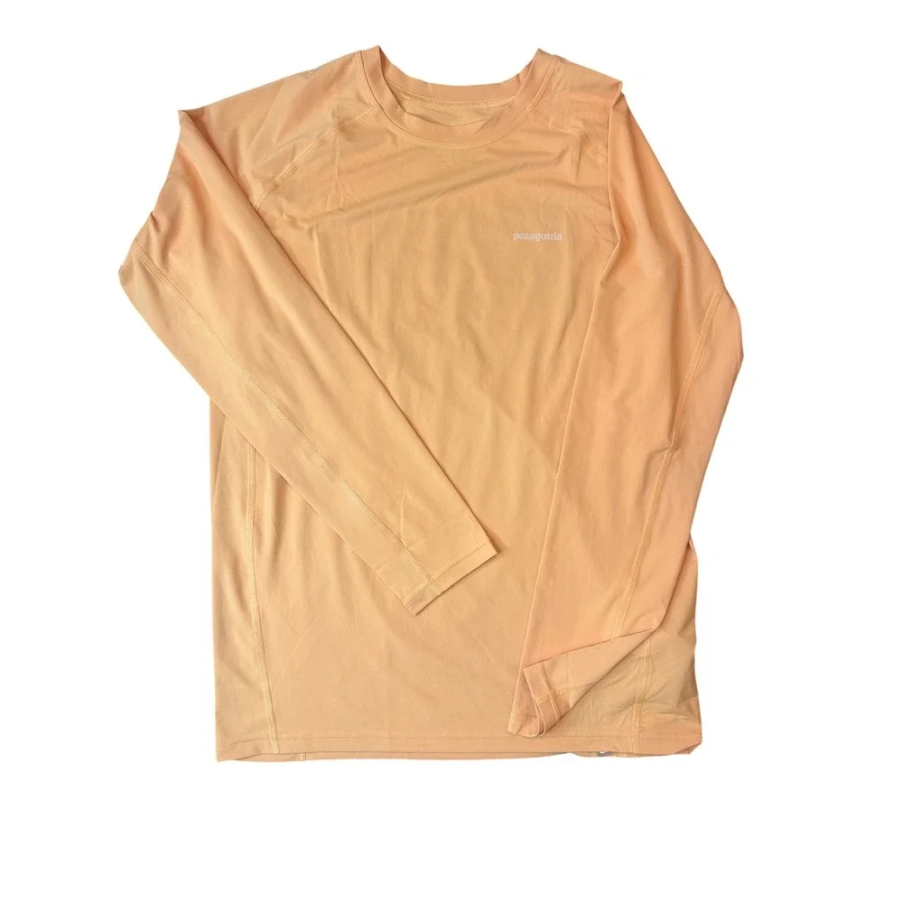 Patagonia Kids Capilene Silkweight LS Rashguard Heirloom Peach XL 14 66317 NEW